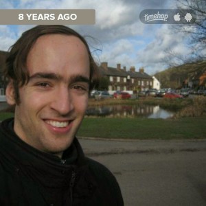 2015 Timehop recollection of a 2007 visit to an AVENGERS filming location in England.